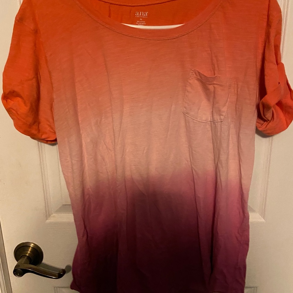 2 tone cotton tee